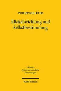 Rückabwicklung und Selbstbestimmung