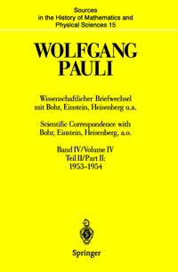 Wissenschaftlicher Briefwechsel mit Bohr, Einstein, Heisenberg u.a. / Scientific Correspondence with Bohr, Einstein, Heisenberg a.o.