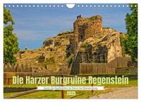 Die Harzer Burgruine Regenstein – Sowie die Sandhöhlen im Heers bei Blankenburg (Wandkalender 2025 DIN A4 quer), CALVENDO Monatskalender