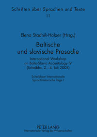 Baltische und slavische Prosodie