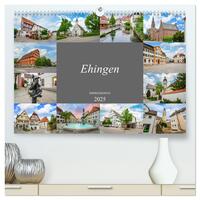 Ehingen Impressionen (hochwertiger Premium Wandkalender 2025 DIN A2 quer), Kunstdruck in Hochglanz