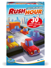 ThinkFun - 76642 - Rush Hour Mitbringspiel - Das bekannte Logikspiel im kompakten Format als Reisespiel für Kinder und Erwachsenen ab 8 Jahren