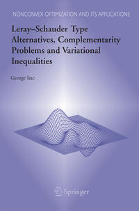 Leray–Schauder Type Alternatives, Complementarity Problems and Variational Inequalities