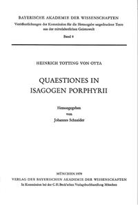 Quaestiones in Isagogen Porphyrii