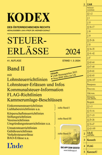 KODEX Steuer-Erlässe 2024, Band II