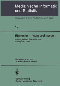 Biometrie — heute und morgen