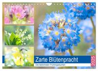 Zarte Blütenpracht. Die lieblichsten Frühlingsblumen (Wandkalender 2025 DIN A4 quer), CALVENDO Monatskalender