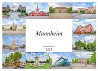 Mannheim Impressionen (Wandkalender 2025 DIN A2 quer), CALVENDO Monatskalender