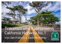 Traumstraße Kaliforniens - California Highway No.1 (Wandkalender 2025 DIN A3 quer), CALVENDO Monatskalender