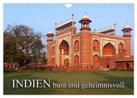 INDIEN - bunt und geheimnisvoll (Wandkalender 2025 DIN A4 quer), CALVENDO Monatskalender