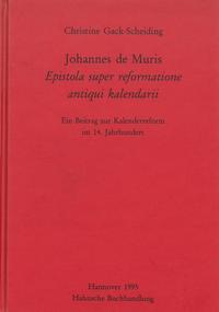 Johannes de Muris, Epistola super reformatione antiqui kalendarii