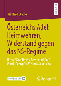 Österreichs Adel: Heimwehren, Widerstand gegen das NS-Regime