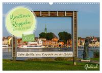 Maritimes Kappeln - Rund um den Hafen (Wandkalender 2025 DIN A3 quer), CALVENDO Monatskalender