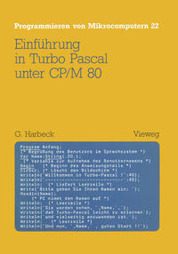 Einführung in Turbo Pascal unter CP/M 80