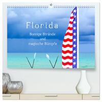 Florida – Sonnige Strände und magische Sümpfe (hochwertiger Premium Wandkalender 2025 DIN A2 quer), Kunstdruck in Hochglanz