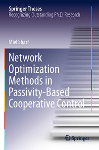 Network Optimization Methods in Passivity-Based Cooperative Control