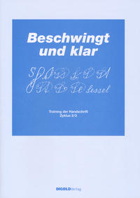 Beschwingt und klar - schräge Schrift