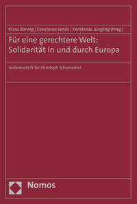 Für eine gerechtere Welt: Solidarität in und durch Europa