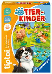 Ravensburger tiptoi 00108 - Alle meine Tierkinder - Lernspiel ab 2 Jahre - tiptoi Spiel ab 2