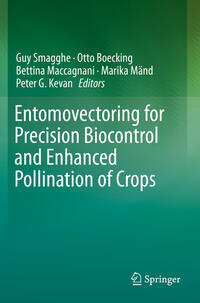 Entomovectoring for Precision Biocontrol and Enhanced Pollination of Crops