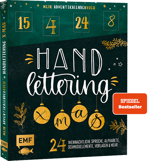 Mein Adventskalender-Buch: Handlettering X-Mas!