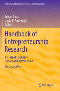 Handbook of Entrepreneurship Research