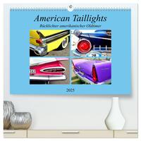 American Taillights - Rücklichter amerikanischer Oldtimer (hochwertiger Premium Wandkalender 2025 DIN A2 quer), Kunstdruck in Hochglanz