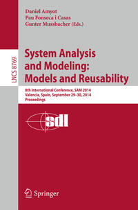 System Analysis and Modeling: Models and Reusability