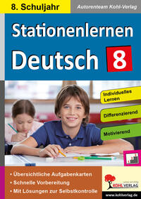 Stationenlernen Deutsch / Klasse 8