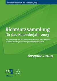 Richtsatzsammlung für das Kalenderjahr 2023