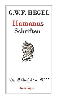 Hamanns Schriften