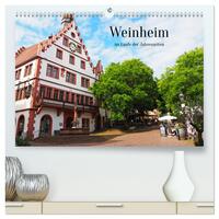 Weinheim im Laufe der Jahreszeiten (hochwertiger Premium Wandkalender 2025 DIN A2 quer), Kunstdruck in Hochglanz