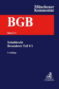 Münchener Kommentar zum Bürgerlichen Gesetzbuch Bd. 4/1: Schuldrecht - Besonderer Teil I/1: §§ 433-480, CISG