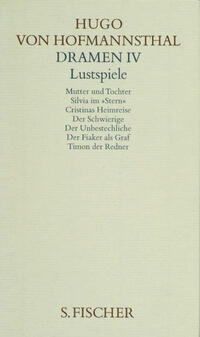 Dramen IV. Lustspiele