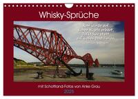 Whisky-Sprüche (Wandkalender 2025 DIN A4 quer), CALVENDO Monatskalender