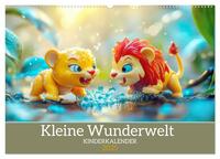 Kleine Wunderwelt - Kinderkalender (Wandkalender 2025 DIN A2 quer), CALVENDO Monatskalender