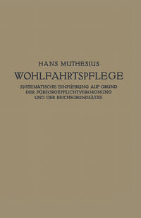 Die Wohlfahrtspflege