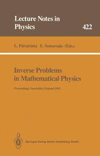 Inverse Problems in Mathematical Physics