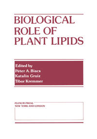 Biological Role of Plant Lipids