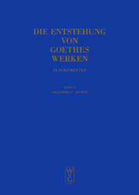 Die Entstehung von Goethes Werken in Dokumenten / Abaldemus - Byron