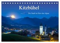 Kitzbühel. Die Stadt im Herz der Alpen (Tischkalender 2025 DIN A5 quer), CALVENDO Monatskalender