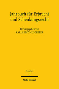 Jahrbuch für Erbrecht und Schenkungsrecht