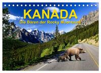 KANADA - Die Bären der Rocky Mountains (Tischkalender 2025 DIN A5 quer), CALVENDO Monatskalender