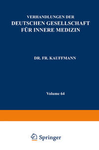 Verhandlungen der Deutschen Gesellschaft für Innere Medizin