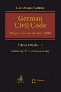 German Civil Code Volume I