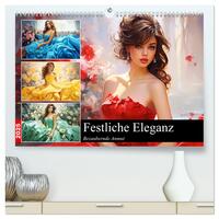 Festliche Eleganz. Bezaubernde Anmut (hochwertiger Premium Wandkalender 2025 DIN A2 quer), Kunstdruck in Hochglanz