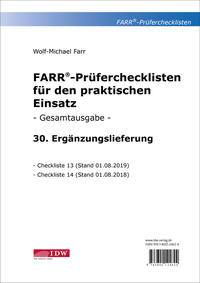 Farr, Prüfercheckl. 30. Erg.Lief. z. Grundwerk