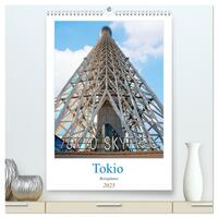 Tokio - Reiseplaner (hochwertiger Premium Wandkalender 2025 DIN A2 hoch), Kunstdruck in Hochglanz