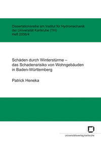 Schäden durch Winterstürme - das Schadensrisiko von Wohngebäuden in Baden-Württemberg