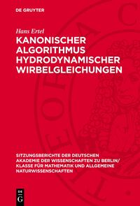 Kanonischer Algorithmus hydrodynamischer Wirbelgleichungen